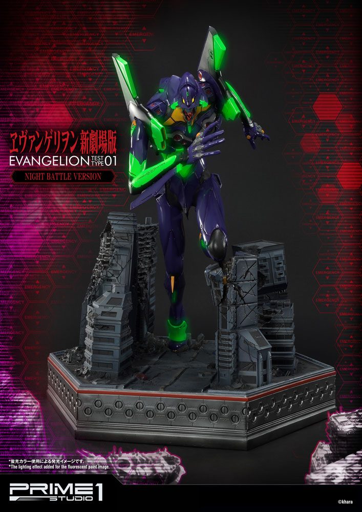 Neon Genesis Evangelion Evangelion Test Type 01 Night Battle Version Statue 77 cm