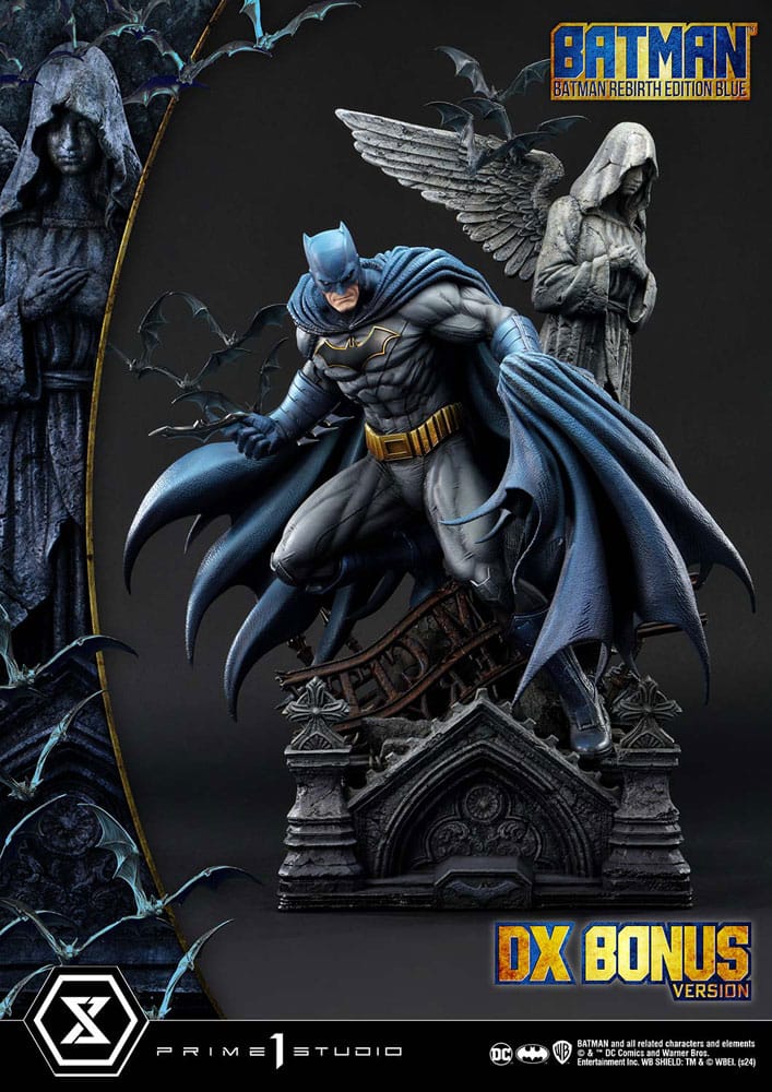 Batman Rebirth Edition Blue Deluxe Bonus Version Statue Ultimate Premium Masterline Series 71 cm