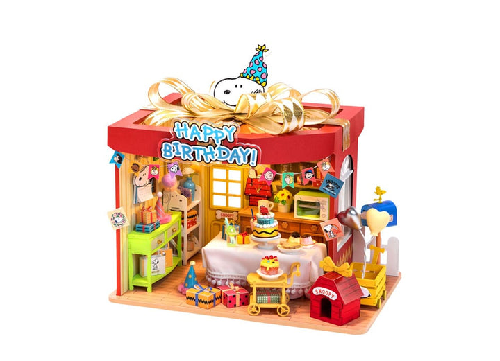 Peanuts Puremind Construction Birthday Party Model Kit