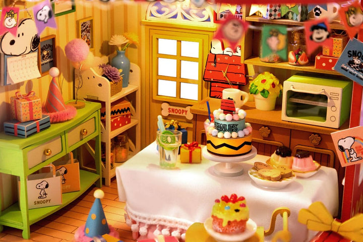 Peanuts Puremind Construction Birthday Party Model Kit