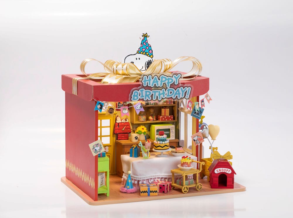 Peanuts Puremind Construction Birthday Party Model Kit