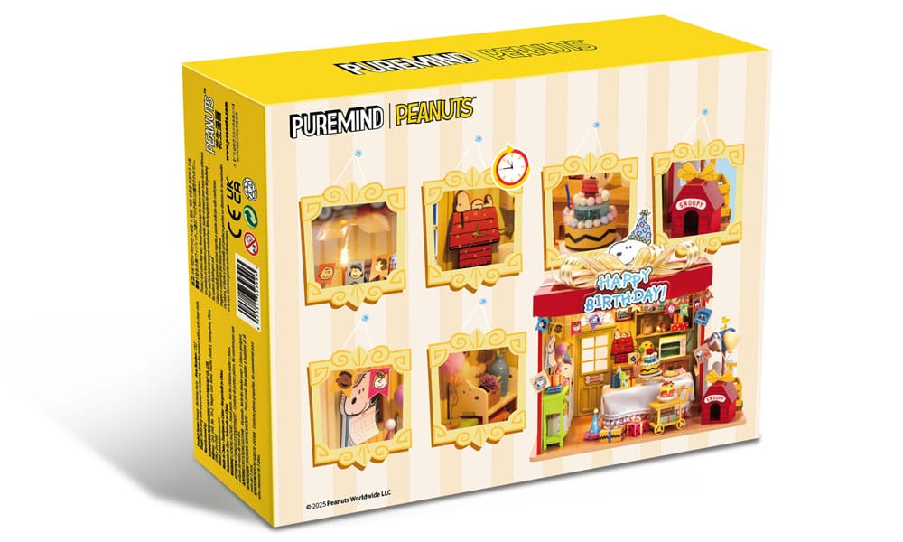 Peanuts Puremind Construction Birthday Party Model Kit