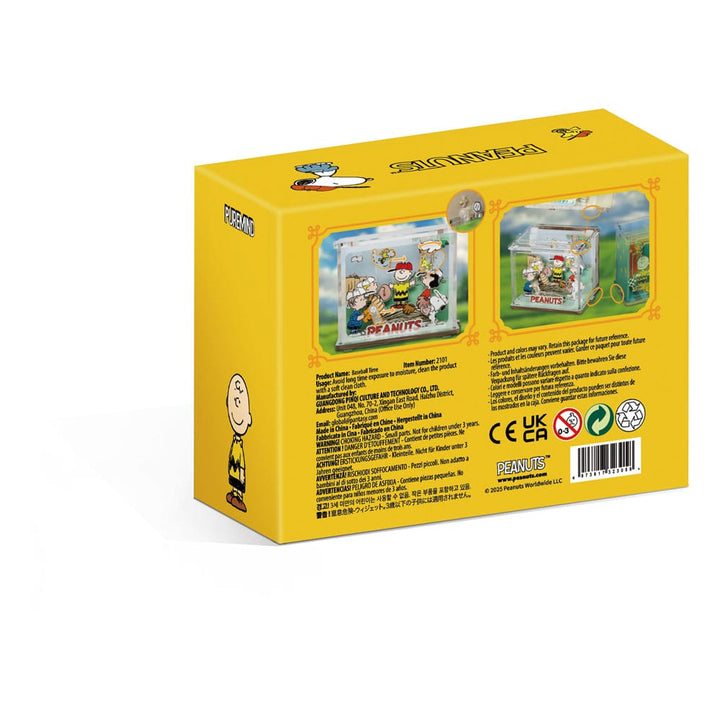 Peanuts Puremind DIY Construction Mini Scene Baseball Time Kit