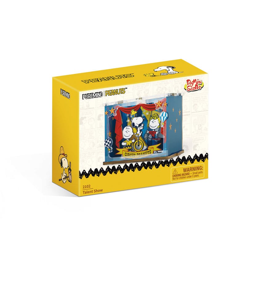 Peanuts Puremind DIY Construction Mini Scene Talent Show Kit