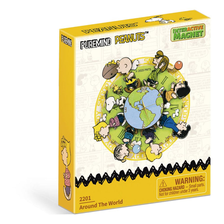 Peanuts Puremind Magnet Around the World Collectible