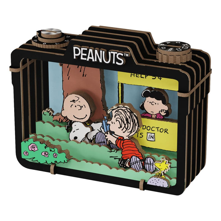 Peanuts Puremind Wooden Theater Summer Snapshot Model Kit