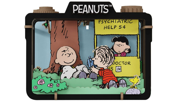 Peanuts Puremind Wooden Theater Summer Snapshot Model Kit