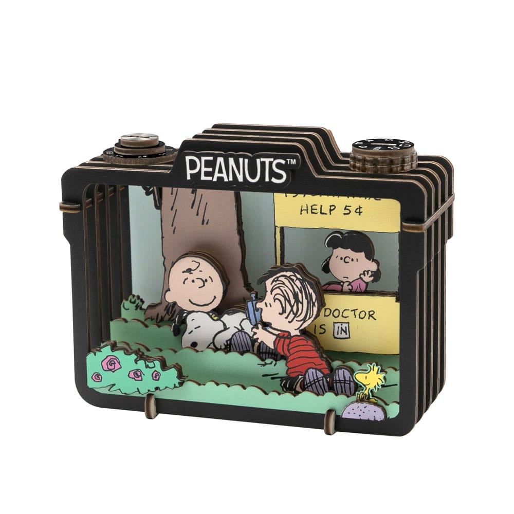 Peanuts Puremind Wooden Theater Summer Snapshot Model Kit