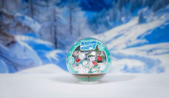 Peanuts Puremind Wooden Theater Globe Snow Drift Model Kit