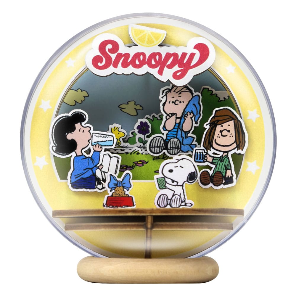 Peanuts Puremind Wooden Theater Globe Picnic Party Model Kit