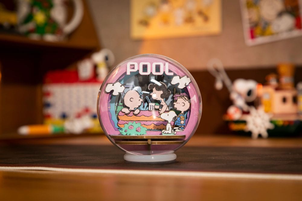Peanuts Puremind Wooden Theater Globe Model Kit