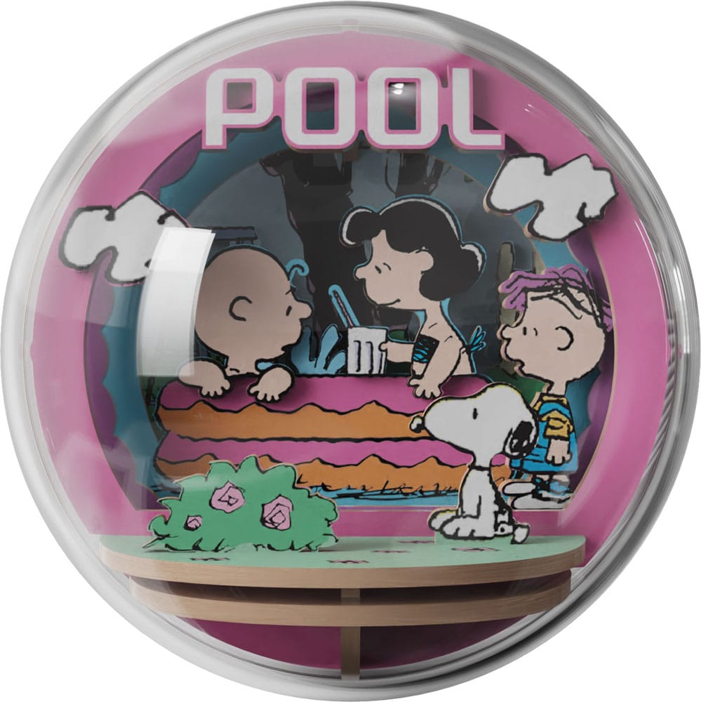 Peanuts Puremind Wooden Theater Globe Model Kit
