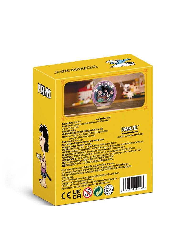 Peanuts Puremind Wooden Theater Globe Model Kit