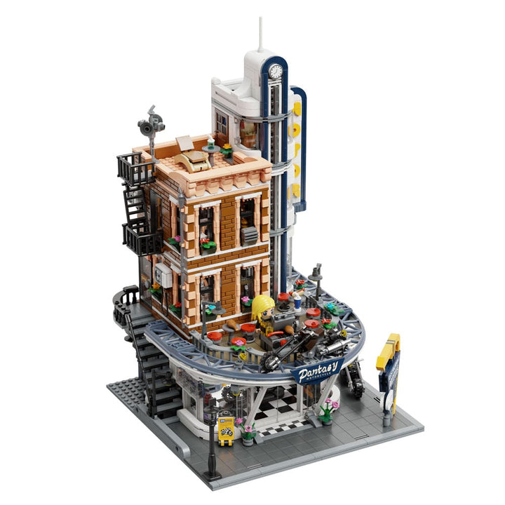 Pantasy Original Construction Set - Motorcycle Restaurant - Building Kit