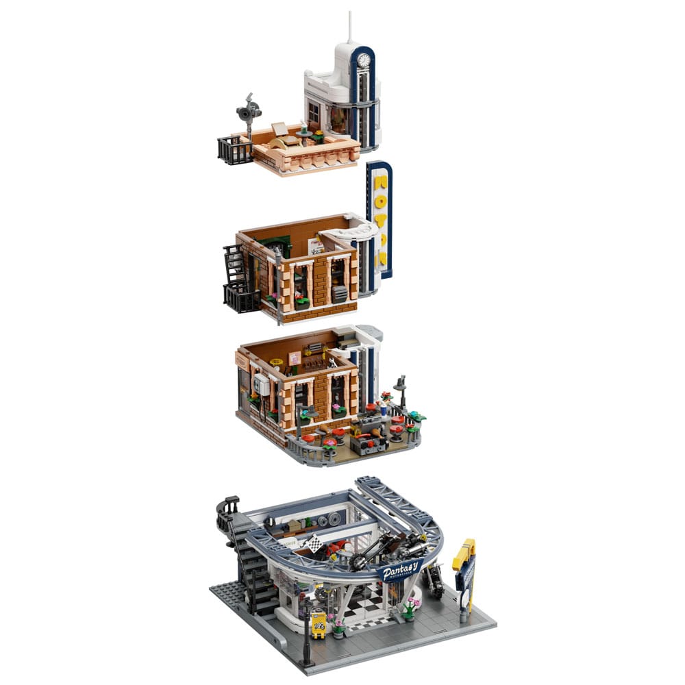 Pantasy Original Construction Set - Motorcycle Restaurant - Building Kit