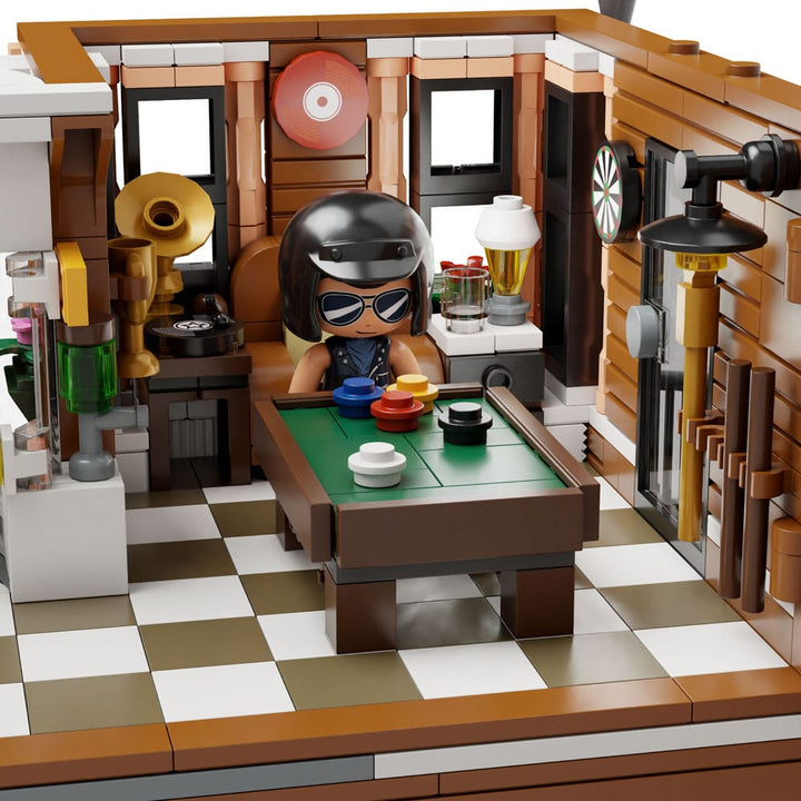 Pantasy Original Construction Set - Motorcycle Restaurant - Building Kit