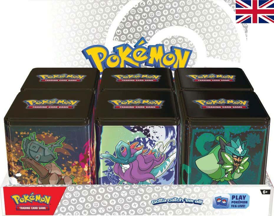 Pokemon TCG Stackable Tin Spring 2025 English Version