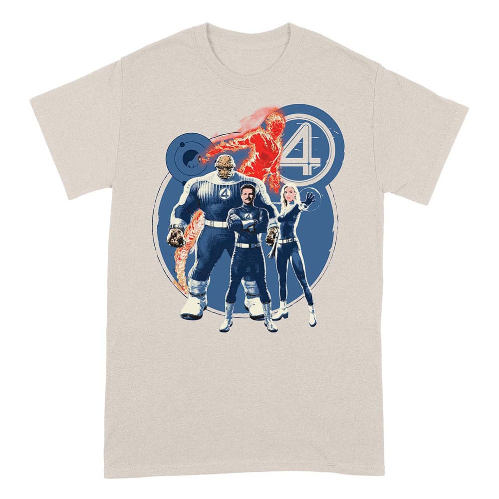 Fantastic Four Group Bubble Marvel T Shirt Size M