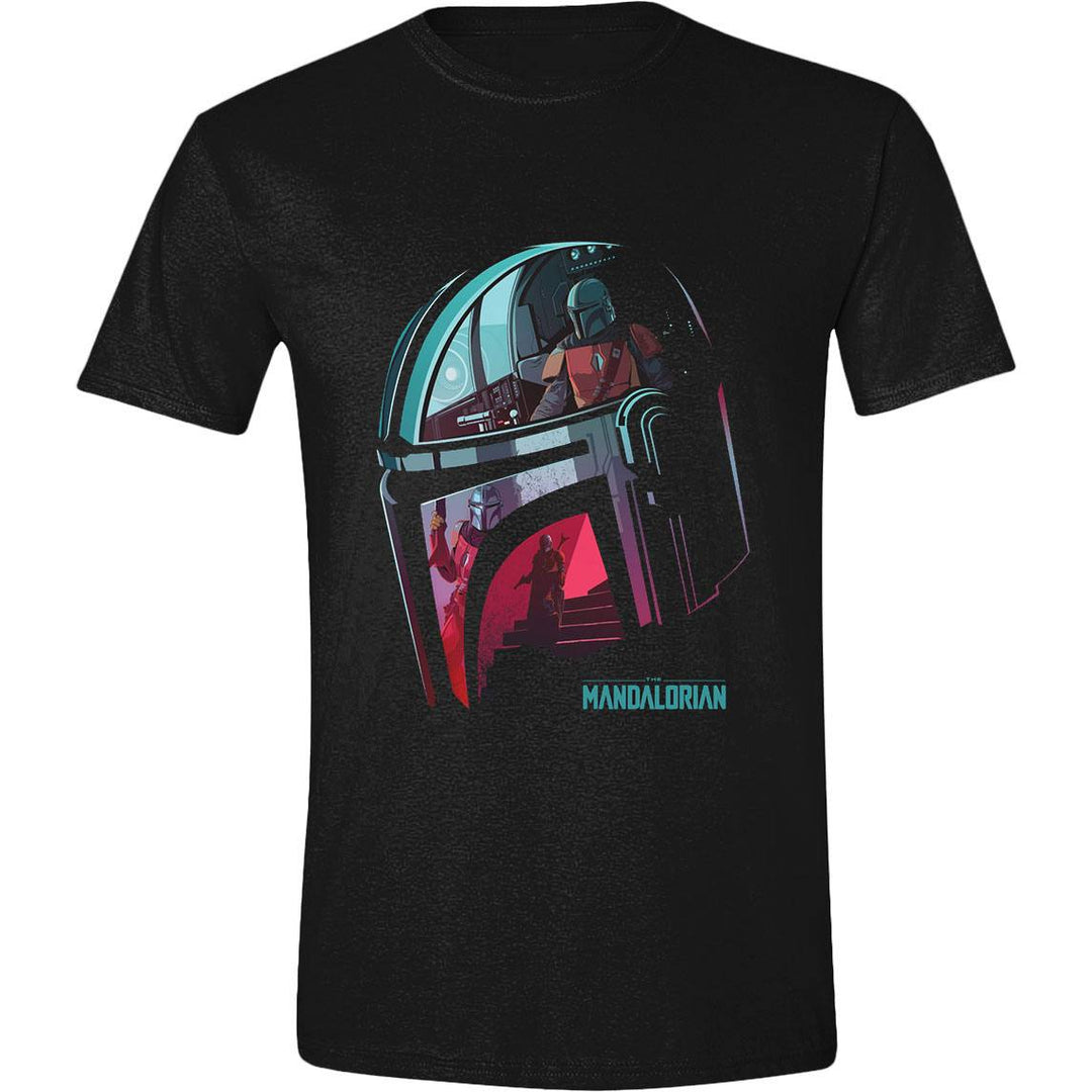 Star Wars The Mandalorian Reflection T-Shirt Size L