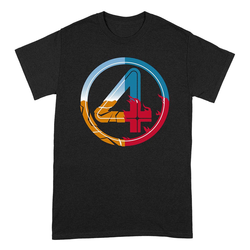 Fantastic Four Element Logo Marvel T Shirt Size M
