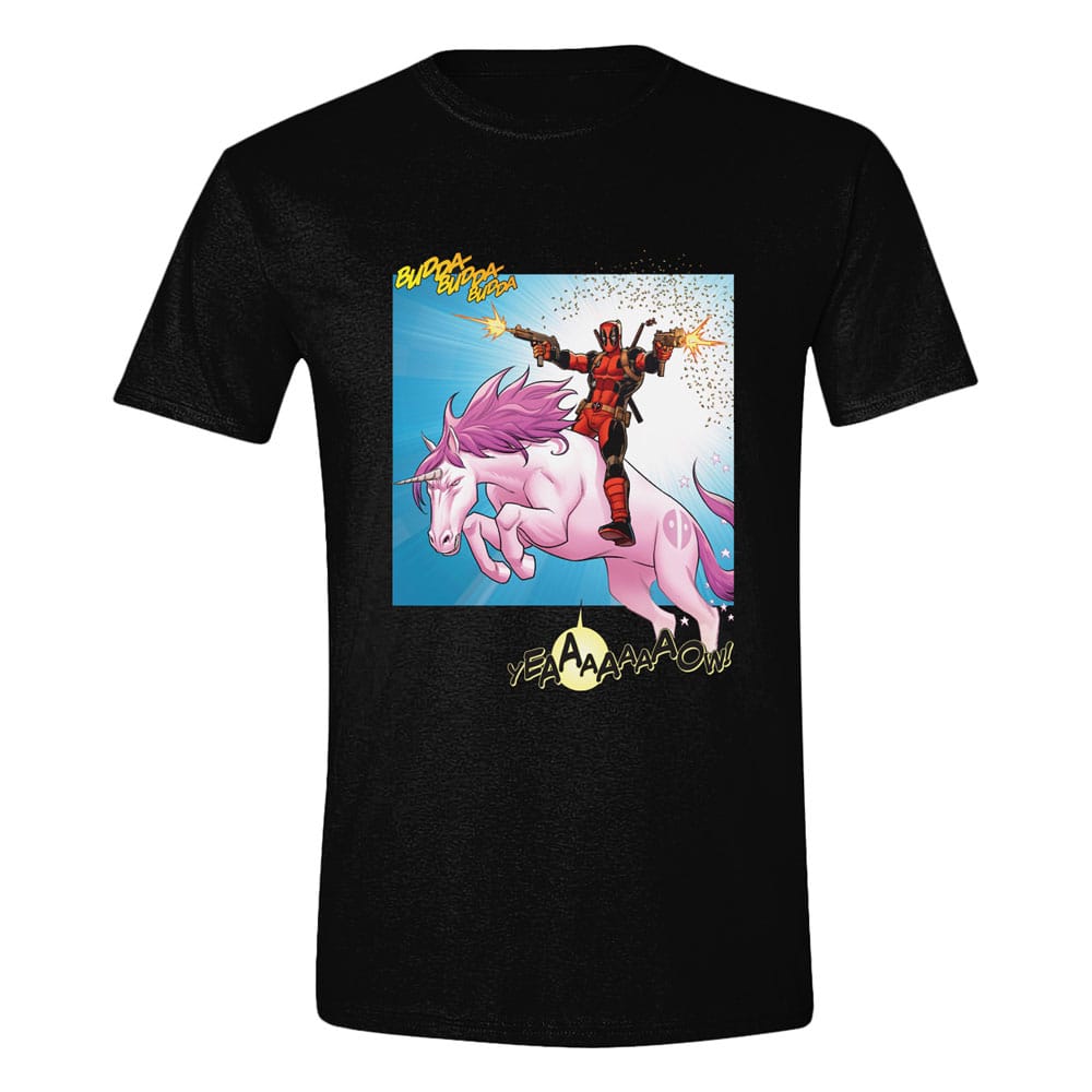 Marvel Deadpool Unicorn Battle T-Shirt Size S