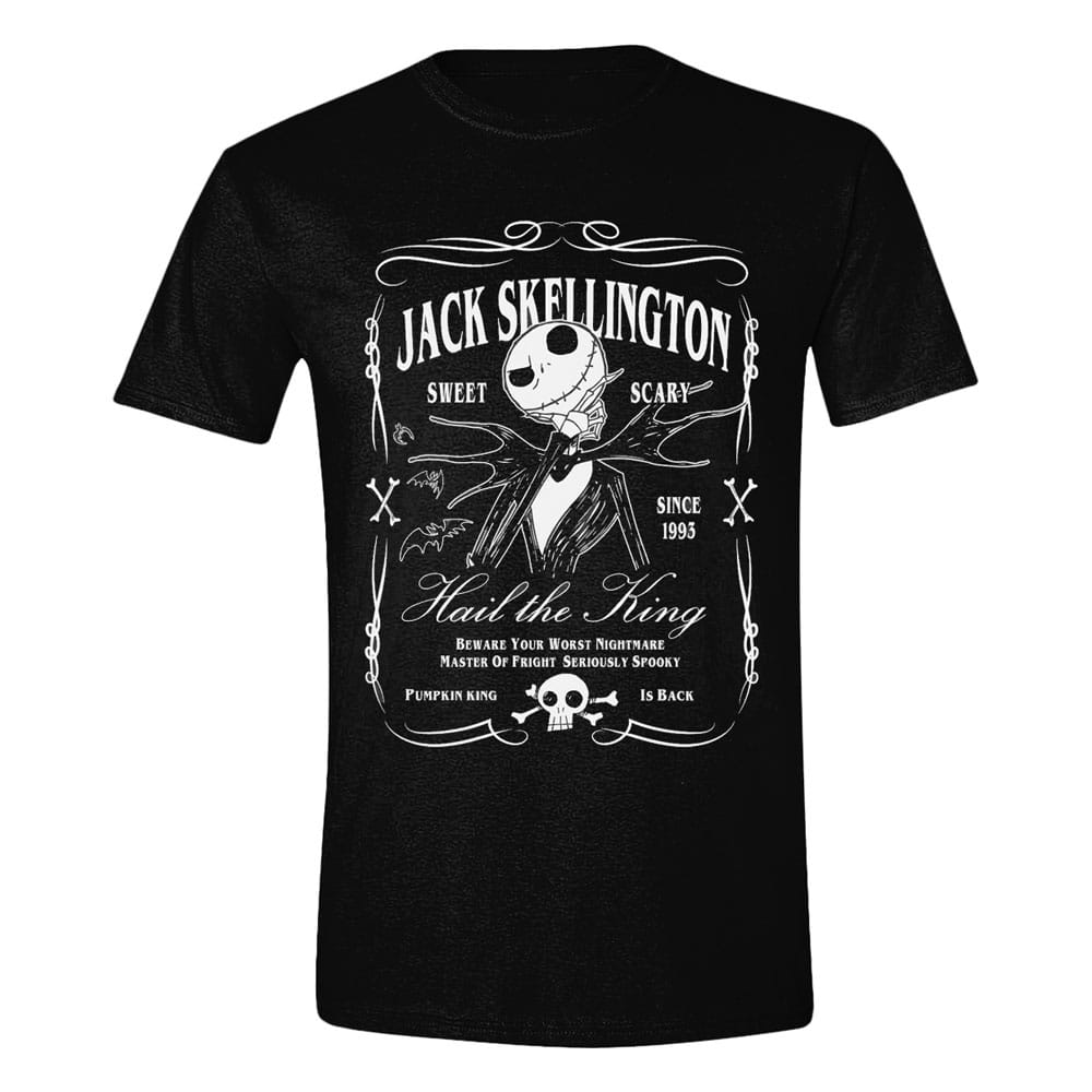 Disney The Nightmare Before Christmas Jack Skellington Label T-Shirt Size XL