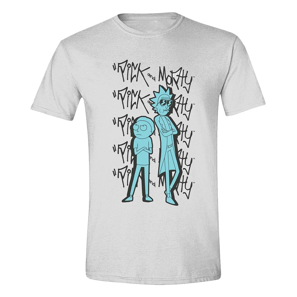 Rick and Morty Rick and Morty TV Series T Shirt Pose and Repeat Size M