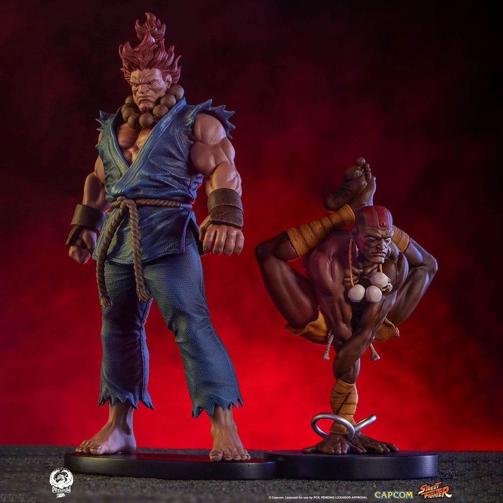 Street Fighter Akuma and Dhalsim PVC Statues 1/10 Scale 21 cm