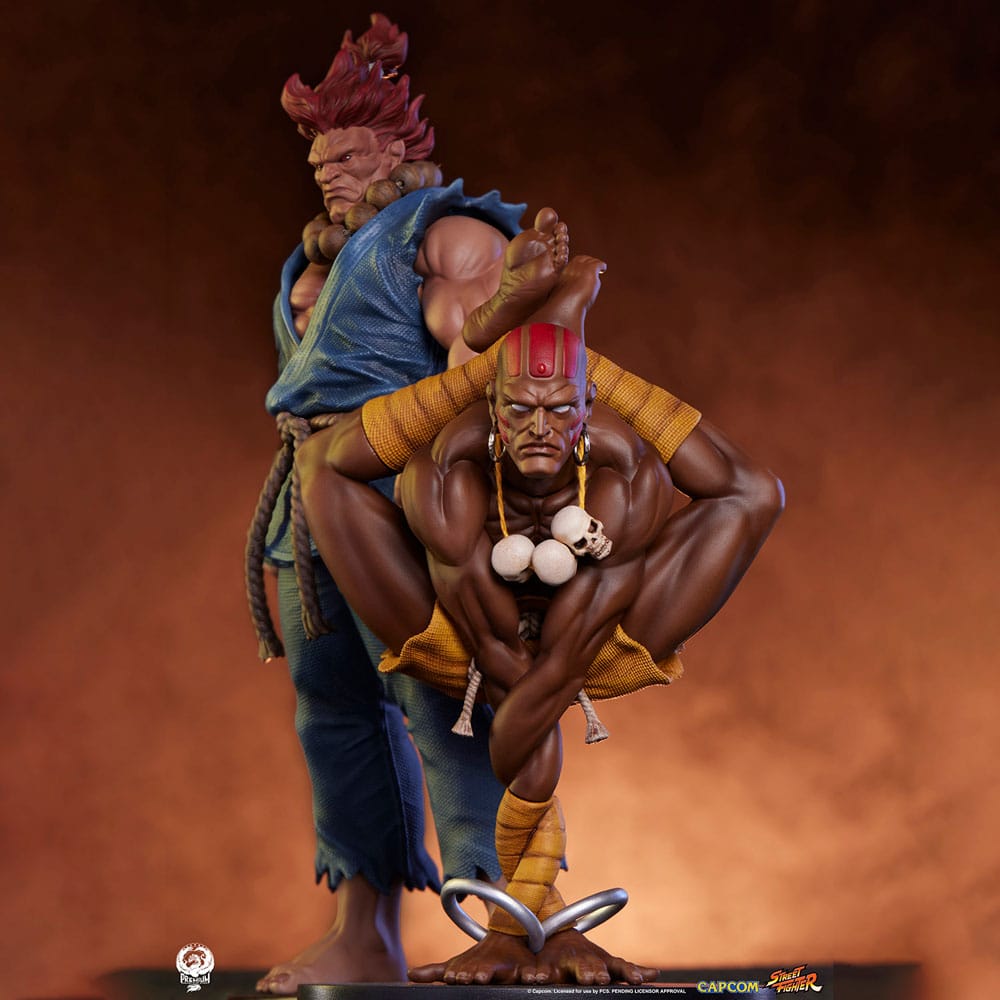 Street Fighter Akuma and Dhalsim PVC Statues 1/10 Scale 21 cm