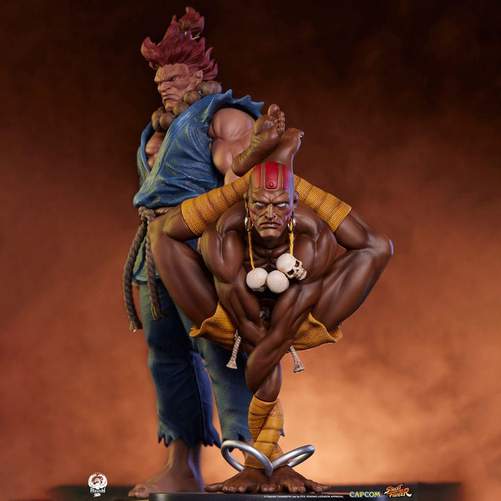 Street Fighter Akuma and Dhalsim PVC Statues 1/10 Scale 21 cm