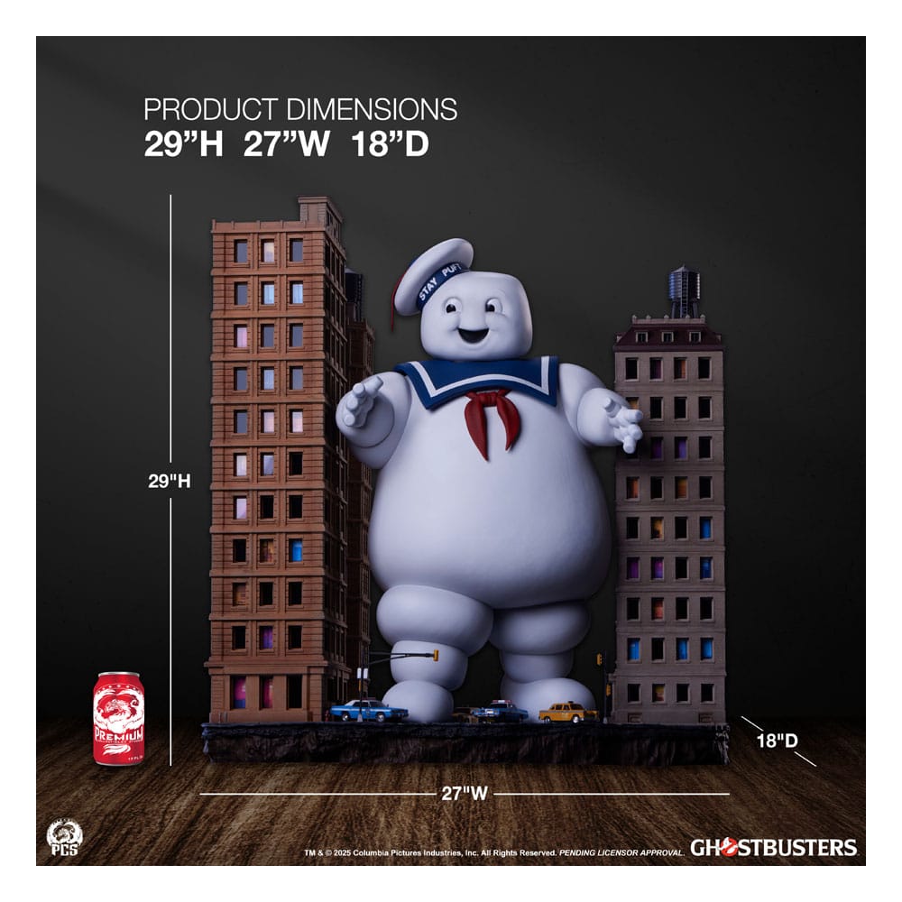 Ghostbusters Stay Puft Marshmallow Man Diorama Statue 74 cm