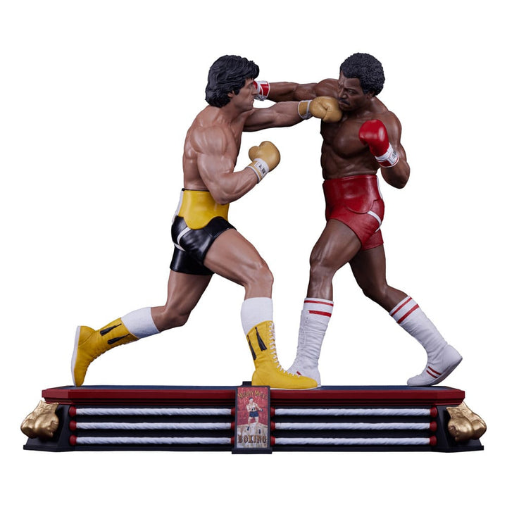 Rocky Rocky Balboa Apollo Creed Diorama Statue 1 4 Scale 48 cm