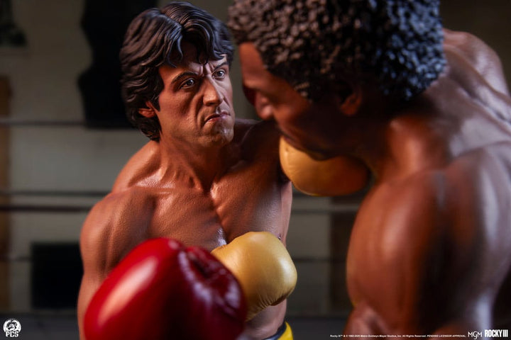 Rocky Rocky Balboa Apollo Creed Diorama Statue 1 4 Scale 48 cm