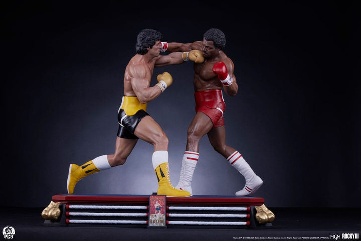 Rocky Rocky Balboa Apollo Creed Diorama Statue 1 4 Scale 48 cm