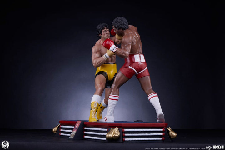 Rocky Rocky Balboa Apollo Creed Diorama Statue 1 4 Scale 48 cm