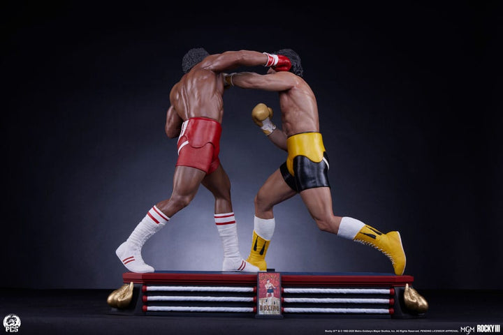 Rocky Rocky Balboa Apollo Creed Diorama Statue 1 4 Scale 48 cm