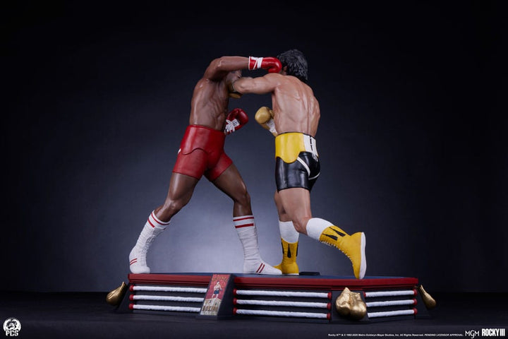 Rocky Rocky Balboa Apollo Creed Diorama Statue 1 4 Scale 48 cm