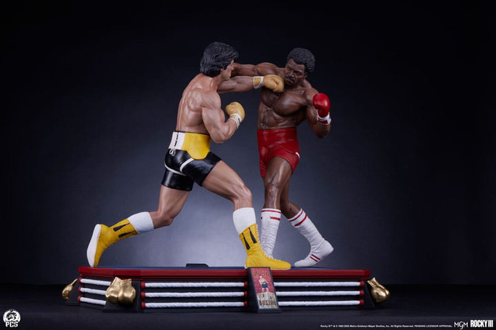 Rocky Rocky Balboa Apollo Creed Diorama Statue 1 4 Scale 48 cm