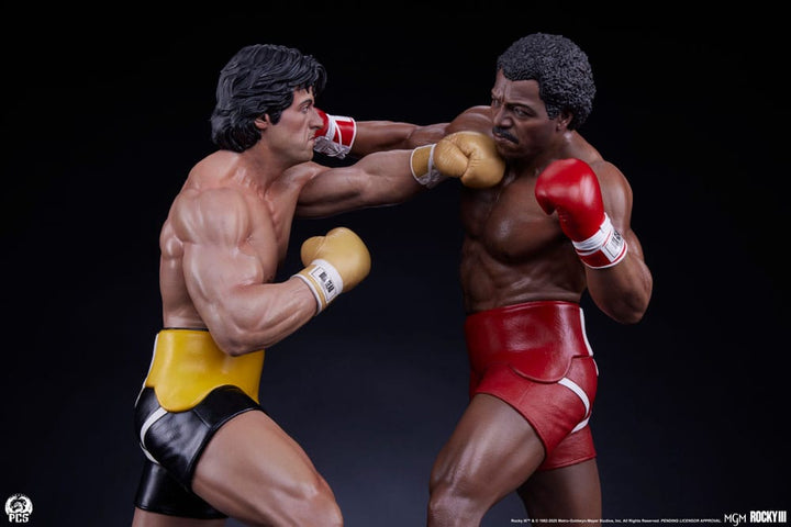 Rocky Rocky Balboa Apollo Creed Diorama Statue 1 4 Scale 48 cm