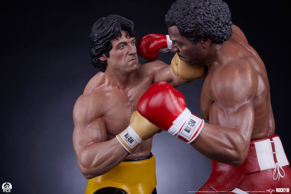 Rocky Rocky Balboa Apollo Creed Diorama Statue 1 4 Scale 48 cm
