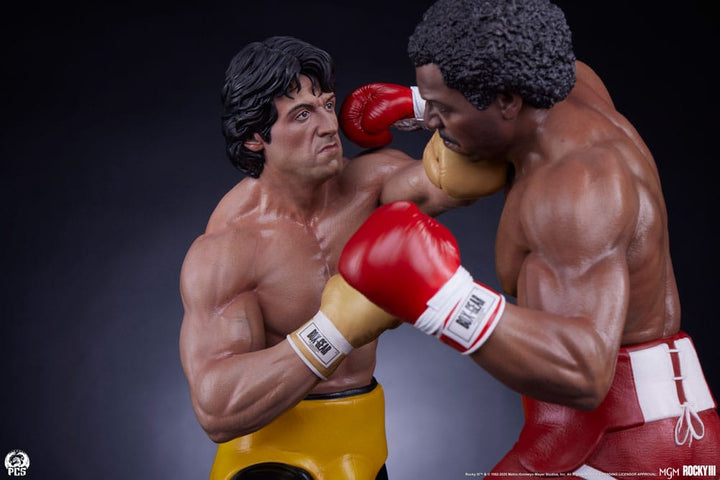 Rocky Rocky Balboa Apollo Creed Diorama Statue 1 4 Scale 48 cm