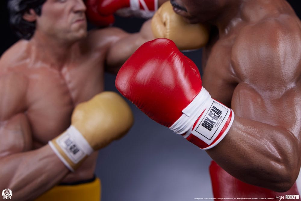 Rocky Rocky Balboa Apollo Creed Diorama Statue 1 4 Scale 48 cm