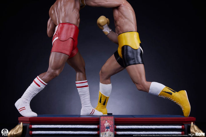 Rocky Rocky Balboa Apollo Creed Diorama Statue 1 4 Scale 48 cm