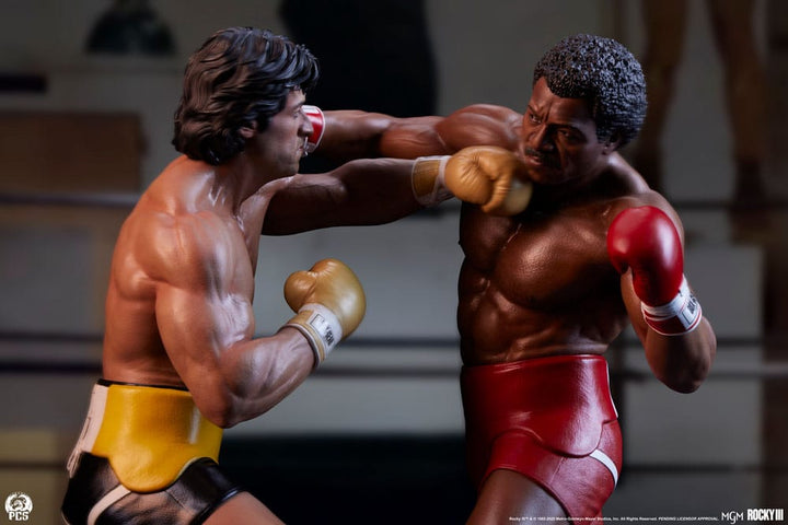 Rocky Rocky Balboa Apollo Creed Diorama Statue 1 4 Scale 48 cm