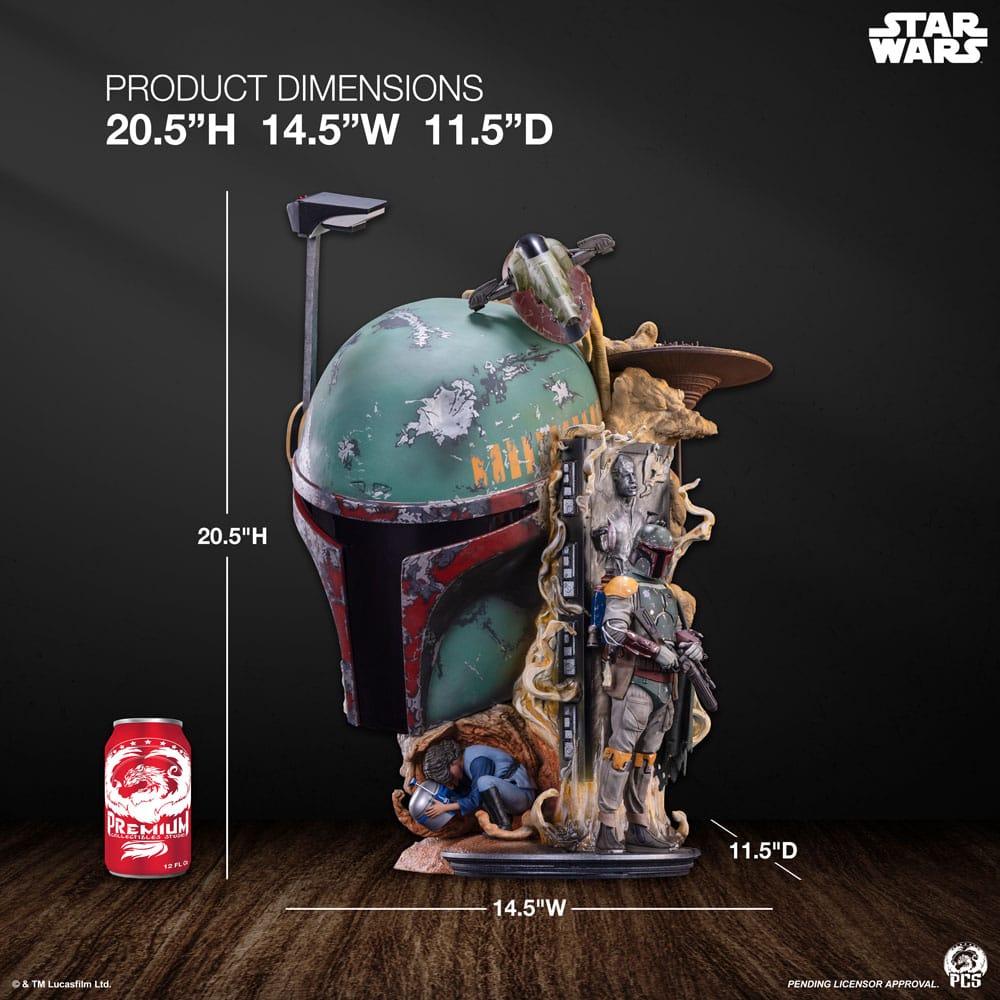 Sideshow Star Wars The Empire Strikes Back Boba Fett Fine Art Bust
