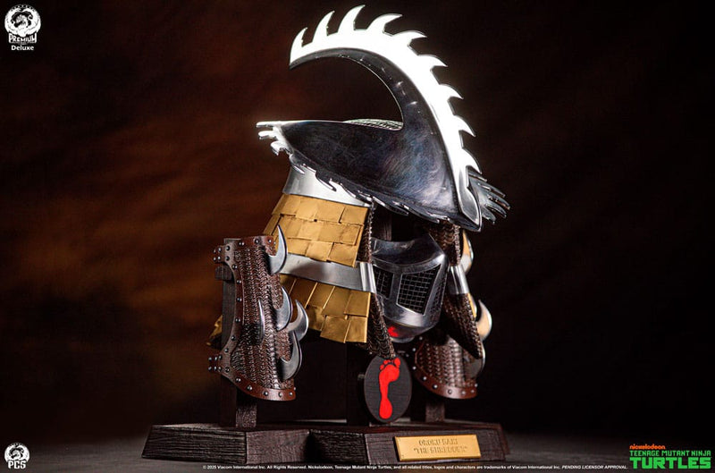 Teenage Mutant Ninja Turtles Life-Size armor set Shredder Ooze (Stainless Steel Edition) 63 cm, side angle