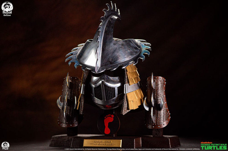 Teenage Mutant Ninja Turtles Life-Size armor set Shredder Ooze (Stainless Steel Edition) 63 cm, packaging shot