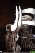 Teenage Mutant Ninja Turtles Life-Size armor set Shredder (Stainless Steel Edition) 53 cm, rear view