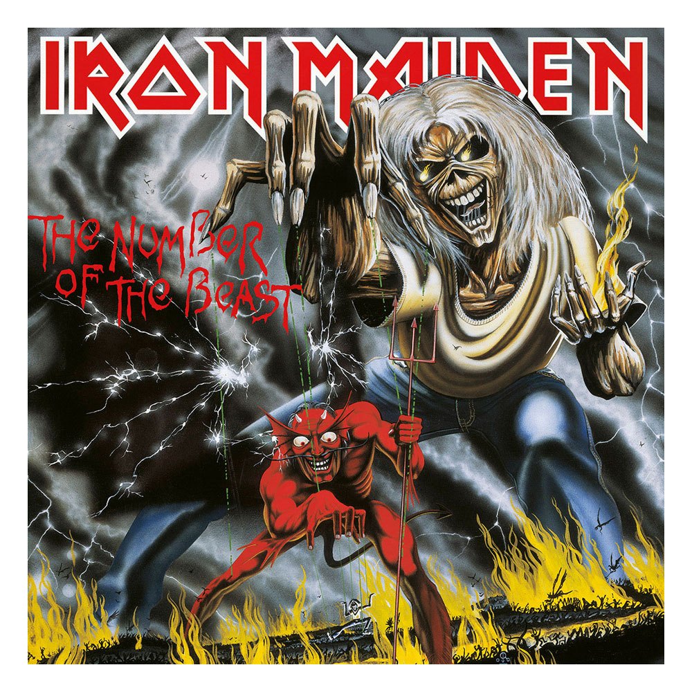 Iron Maiden The Number Of The Beast Rock Saws Jigsaw Puzzle 1000 Pieces