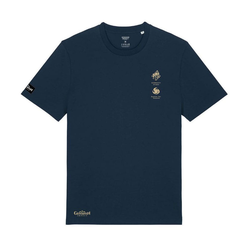 Genshin Impact Kamisato Ayaka Frostlake Heron T Shirt Size S
